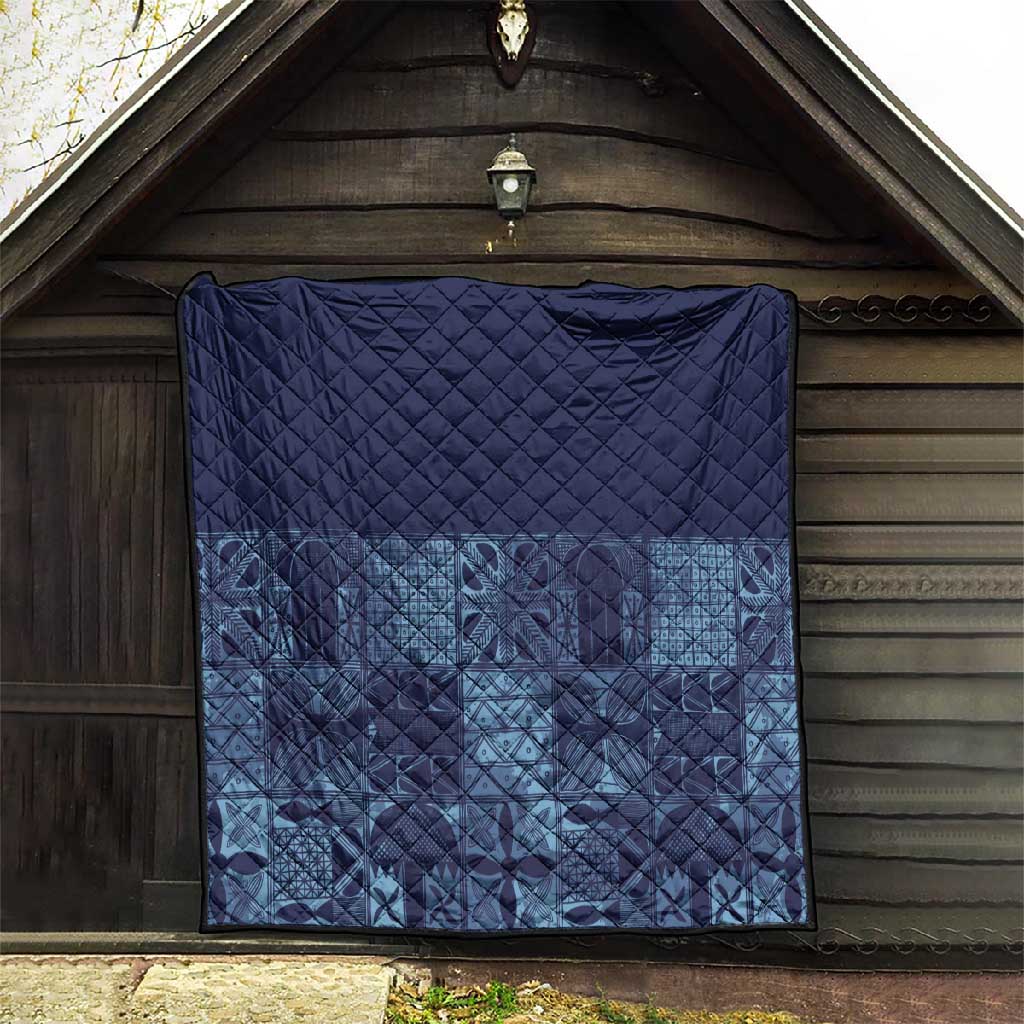 Yoruba Adire Eleko Patterns Quilt Indigo Vintage LT7