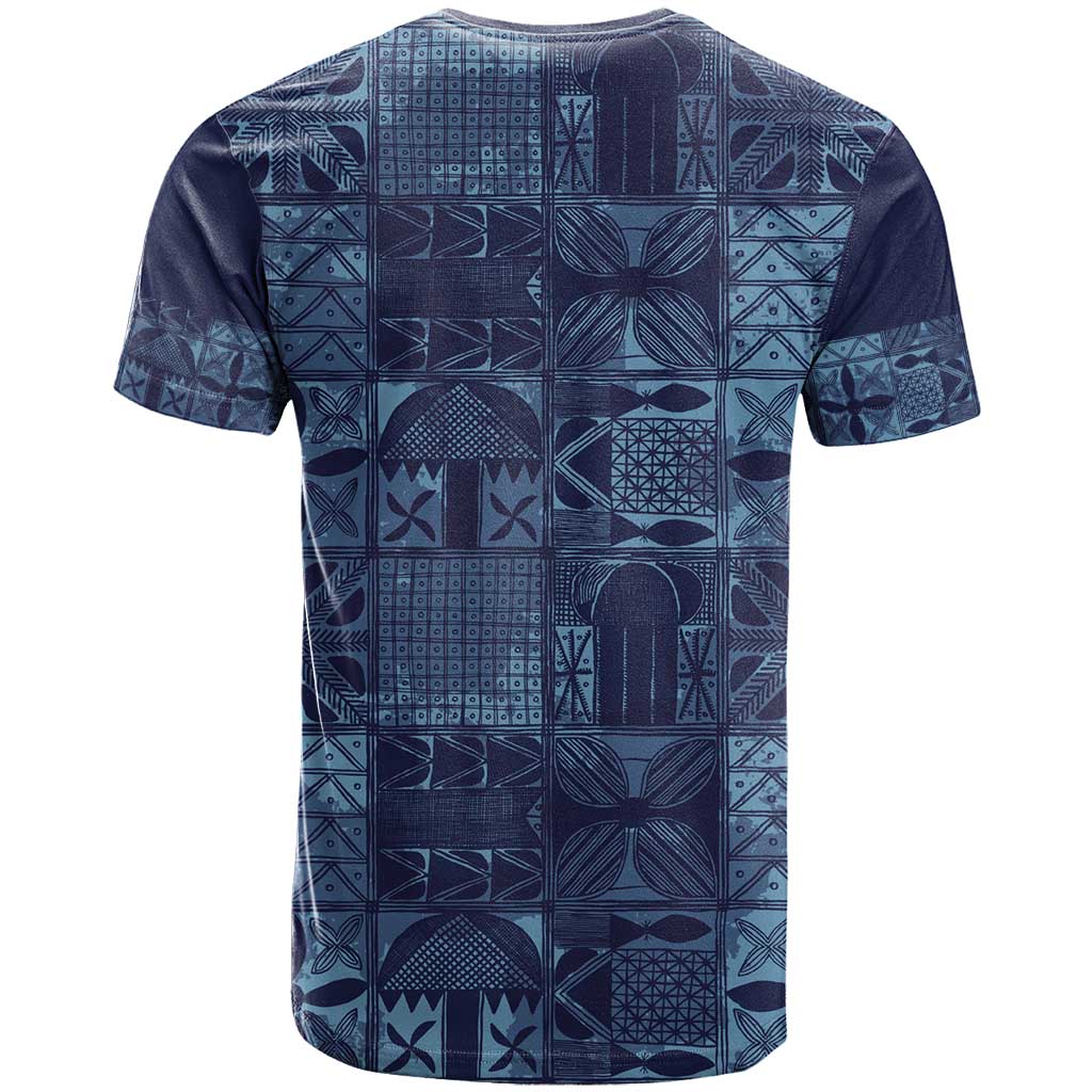 Yoruba Adire Eleko Patterns T shirt Indigo Vintage LT7
