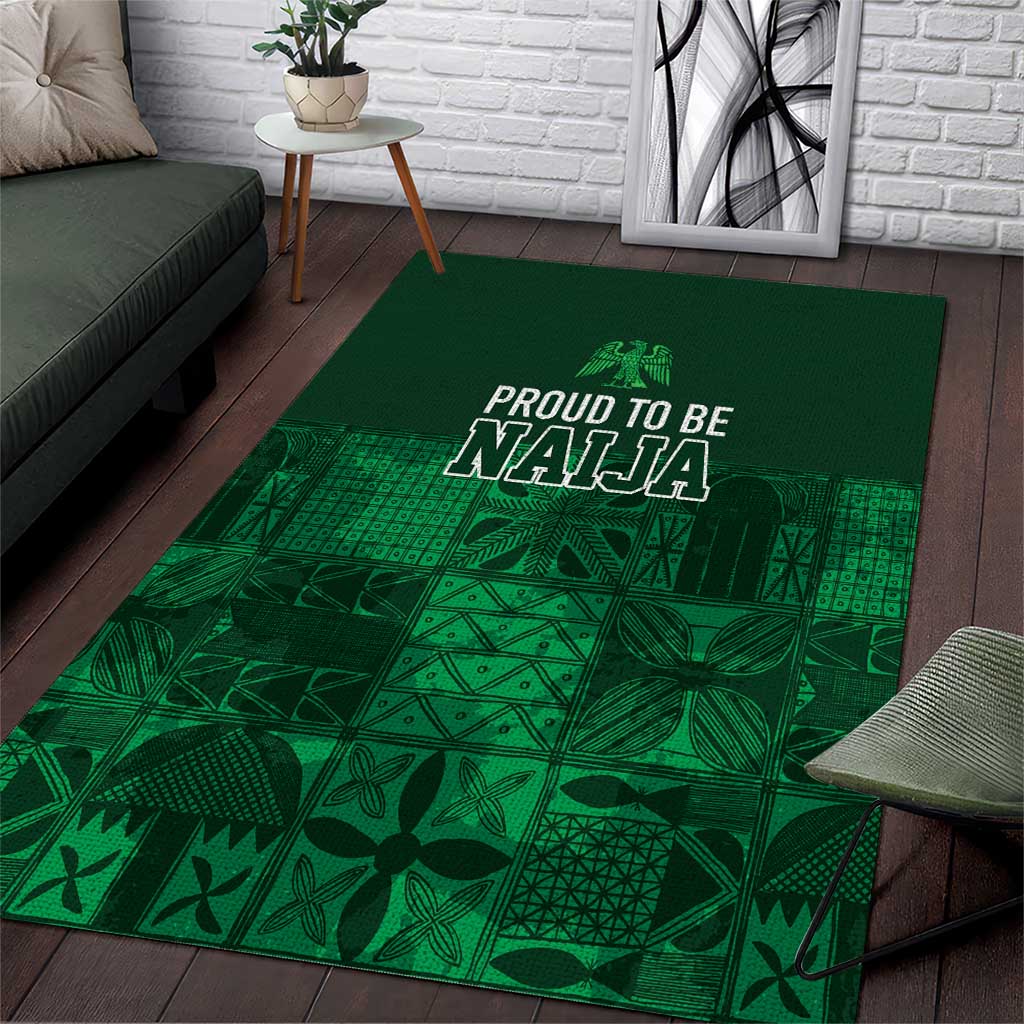 Nigeria Yoruba Adire Patterns Area Rug Proud To Be Naija LT7