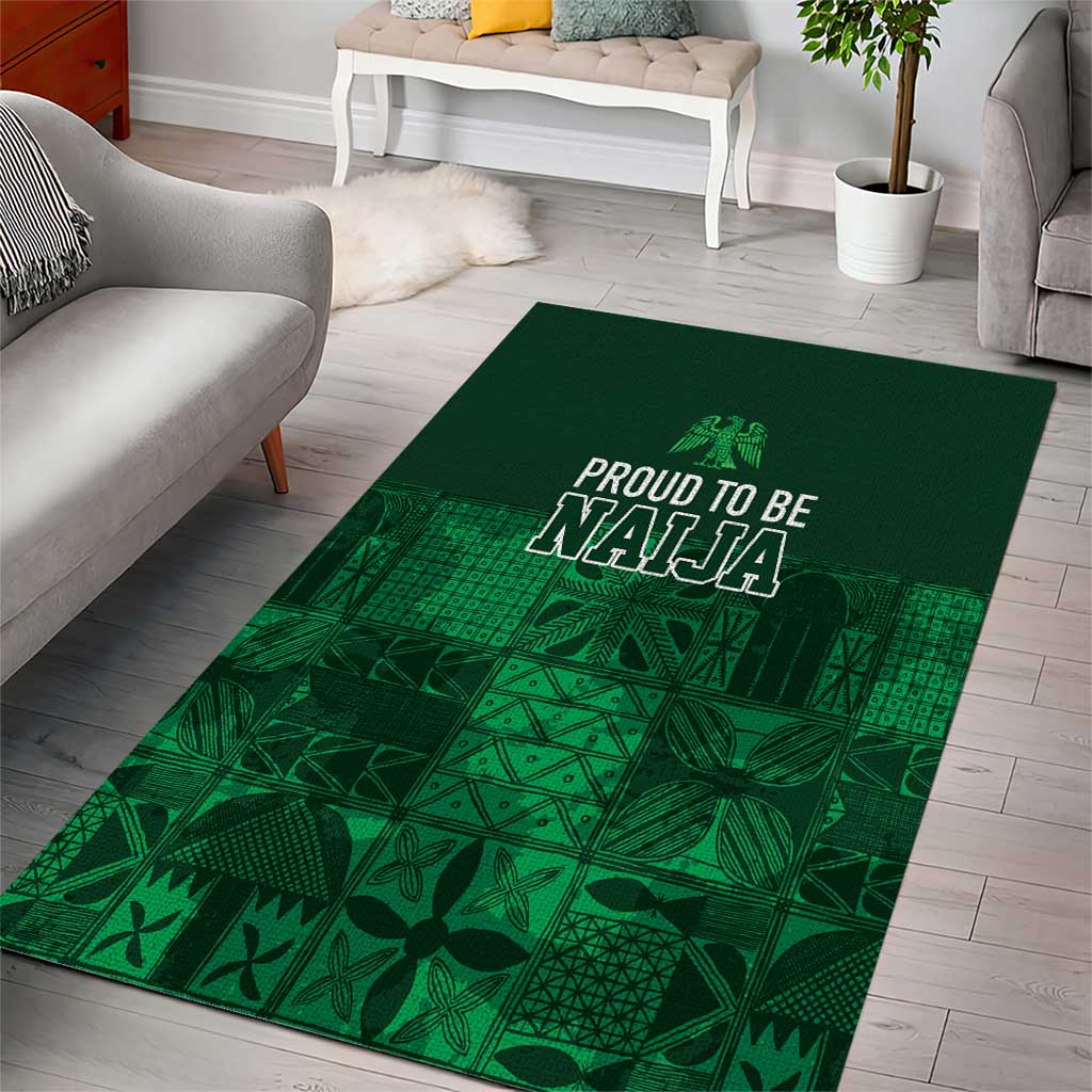 Nigeria Yoruba Adire Patterns Area Rug Proud To Be Naija LT7