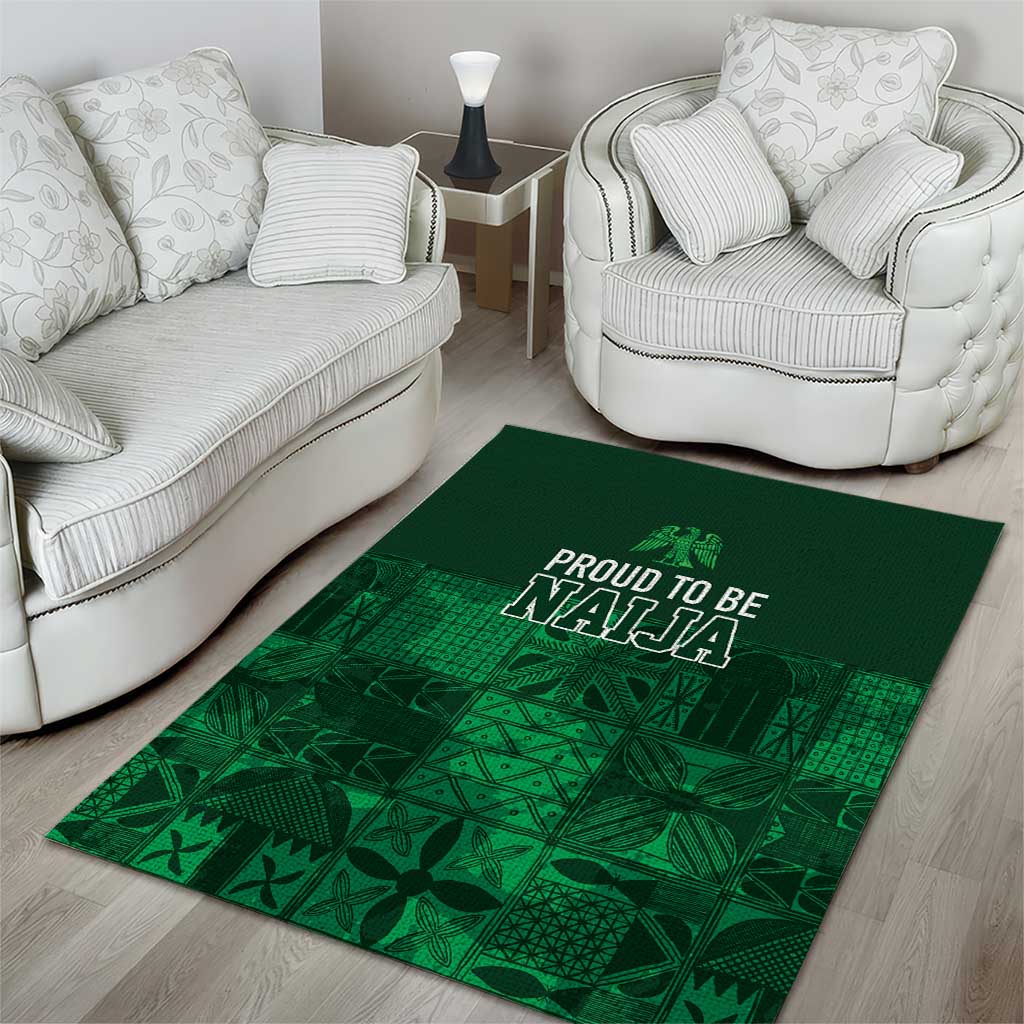 Nigeria Yoruba Adire Patterns Area Rug Proud To Be Naija LT7