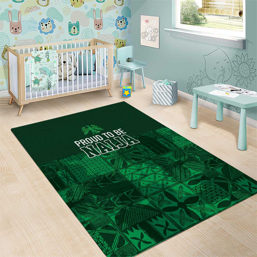 Nigeria Yoruba Adire Patterns Area Rug Proud To Be Naija LT7