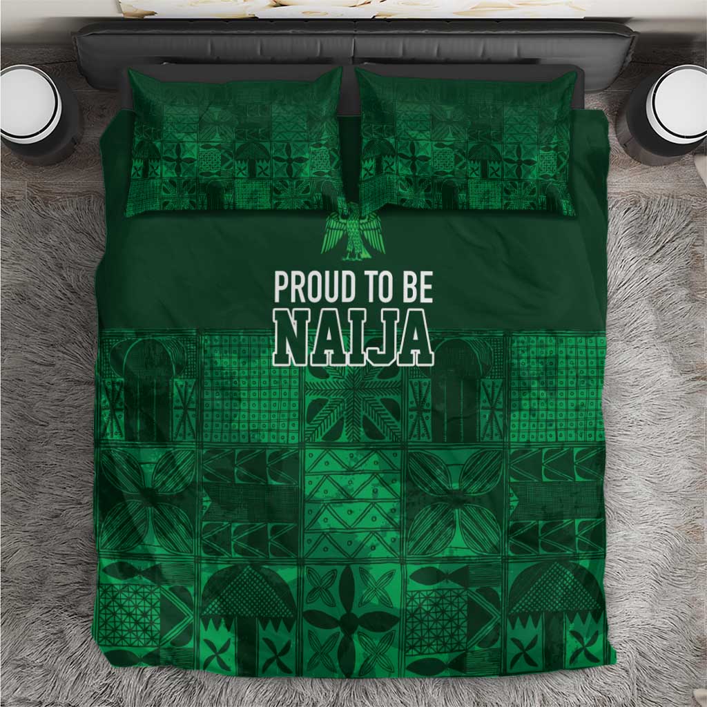 Nigeria Yoruba Adire Patterns Bedding Set Proud To Be Naija LT7