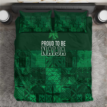 Nigeria Yoruba Adire Patterns Bedding Set Proud To Be Naija LT7