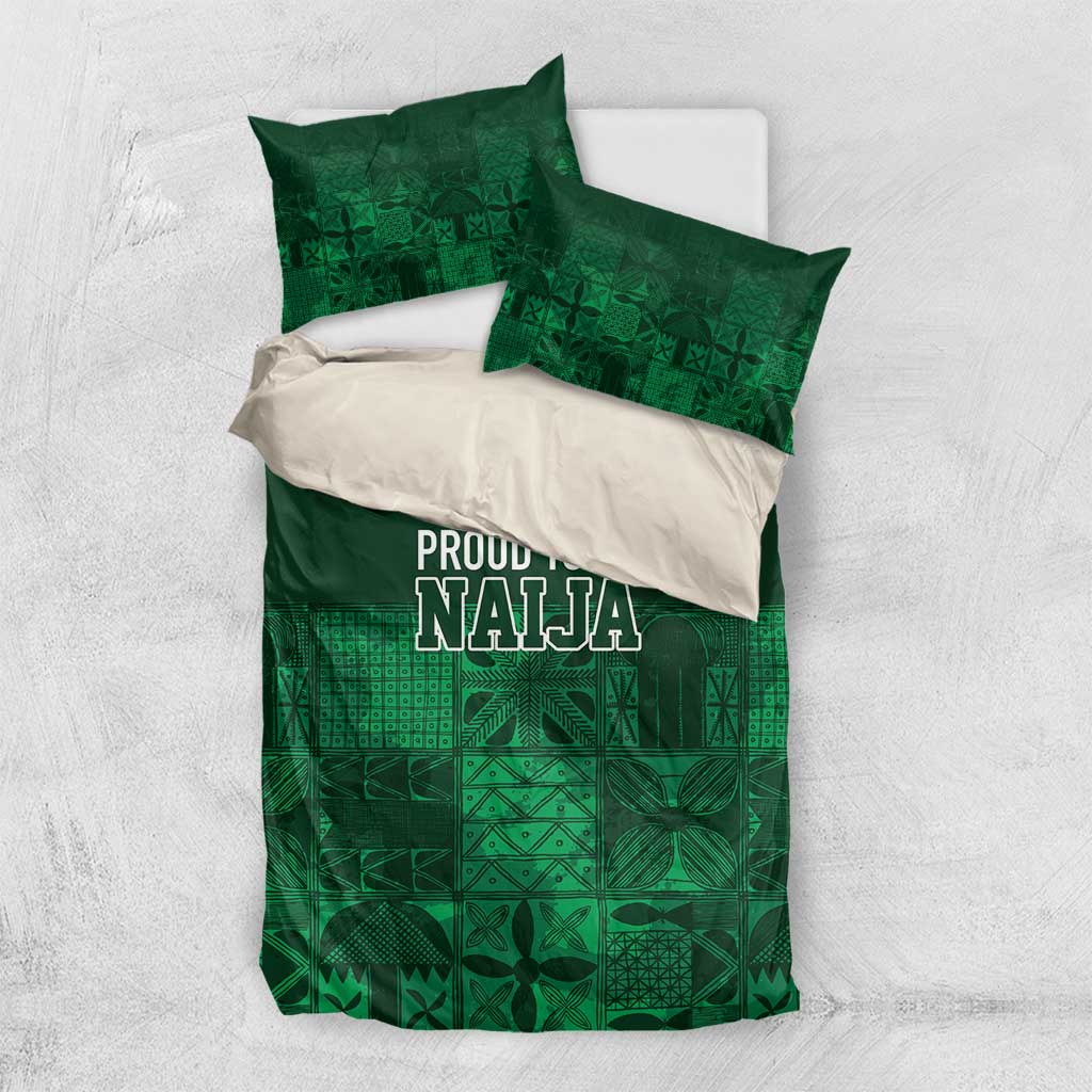 Nigeria Yoruba Adire Patterns Bedding Set Proud To Be Naija LT7