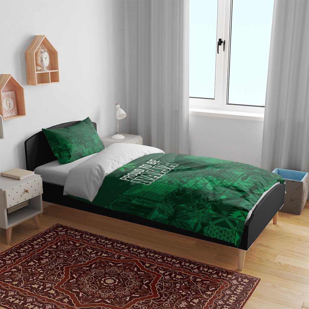 Nigeria Yoruba Adire Patterns Bedding Set Proud To Be Naija LT7