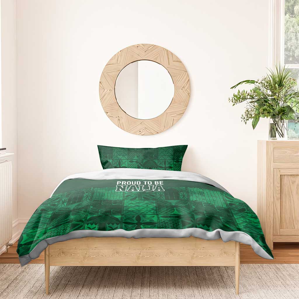 Nigeria Yoruba Adire Patterns Bedding Set Proud To Be Naija LT7
