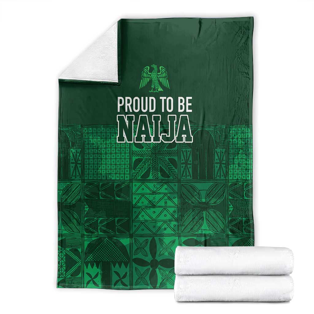 Nigeria Yoruba Adire Patterns Blanket Proud To Be Naija LT7