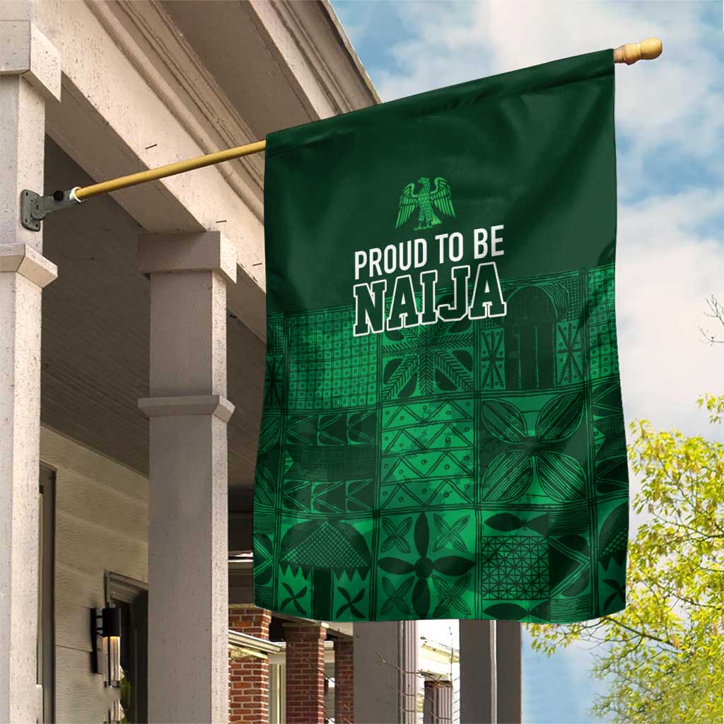Nigeria Yoruba Adire Patterns Garden Flag Proud To Be Naija LT7