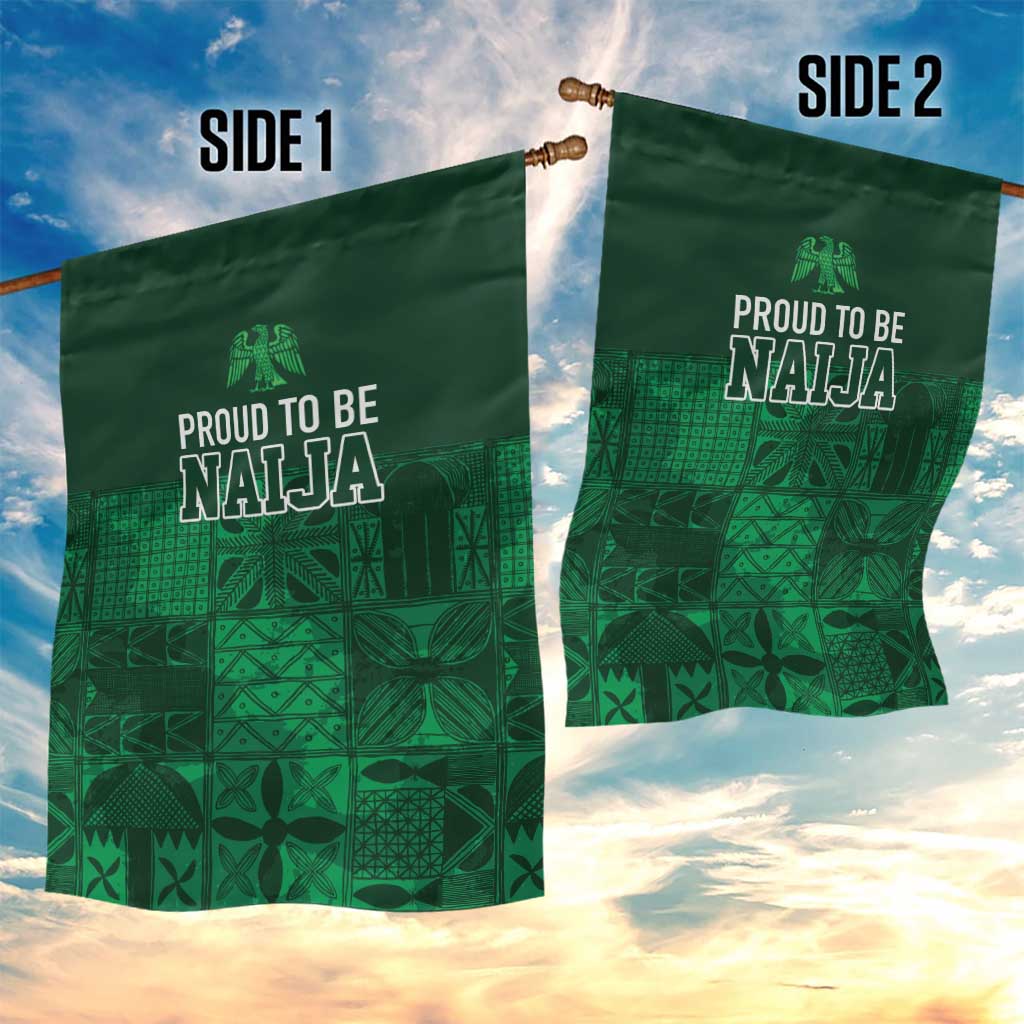 Nigeria Yoruba Adire Patterns Garden Flag Proud To Be Naija LT7