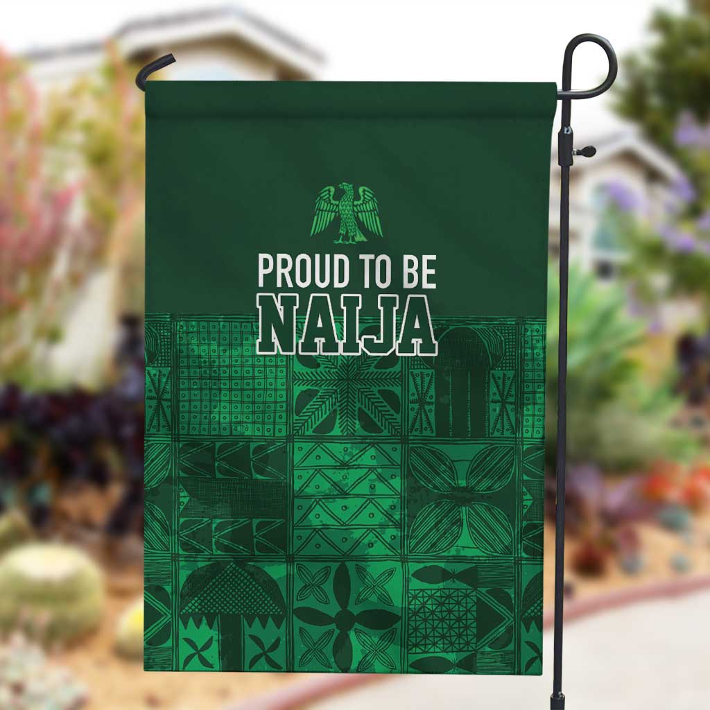 Nigeria Yoruba Adire Patterns Garden Flag Proud To Be Naija LT7