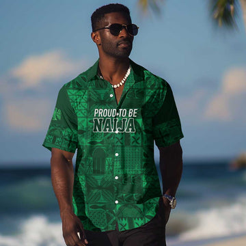 Nigeria Yoruba Adire Patterns Hawaiian Shirt Proud To Be Naija LT7