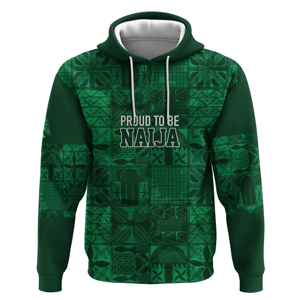 Nigeria Yoruba Adire Patterns Hoodie Proud To Be Naija LT7