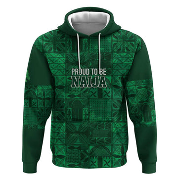 Nigeria Yoruba Adire Patterns Hoodie Proud To Be Naija LT7