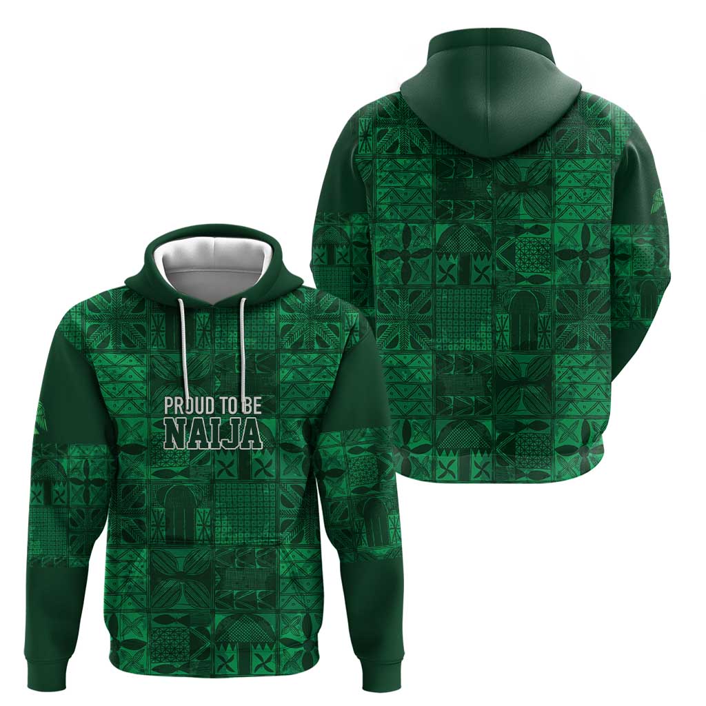 Nigeria Yoruba Adire Patterns Hoodie Proud To Be Naija LT7