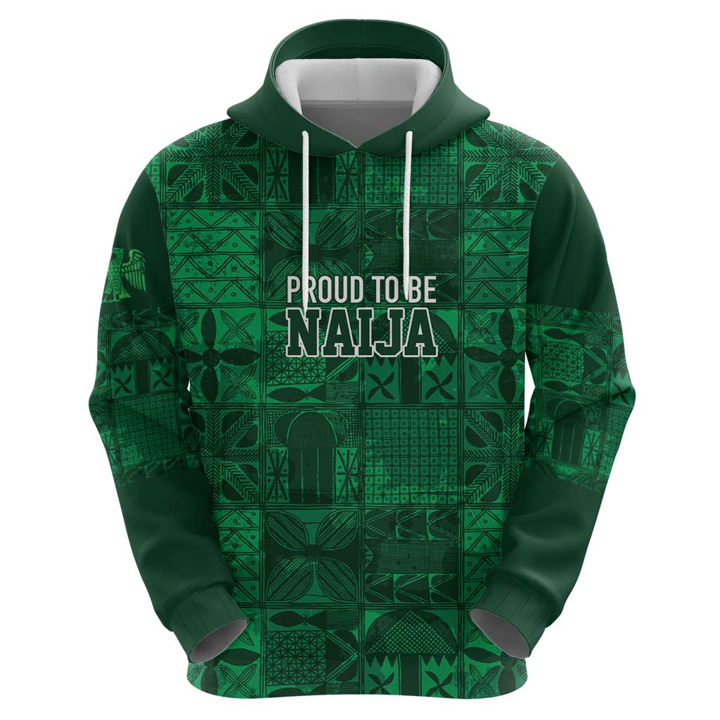 Nigeria Yoruba Adire Patterns Hoodie Proud To Be Naija LT7