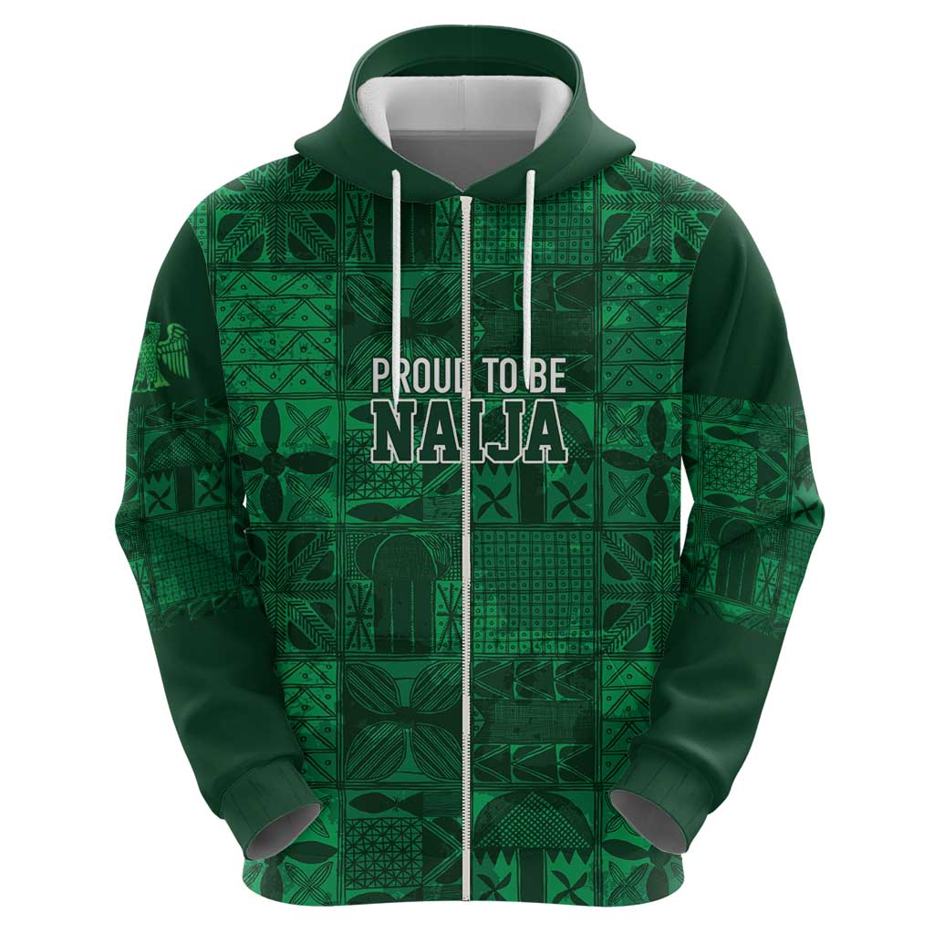 Nigeria Yoruba Adire Patterns Hoodie Proud To Be Naija LT7