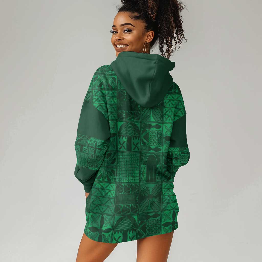 Nigeria Yoruba Adire Patterns Hoodie Dress Proud To Be Naija LT7