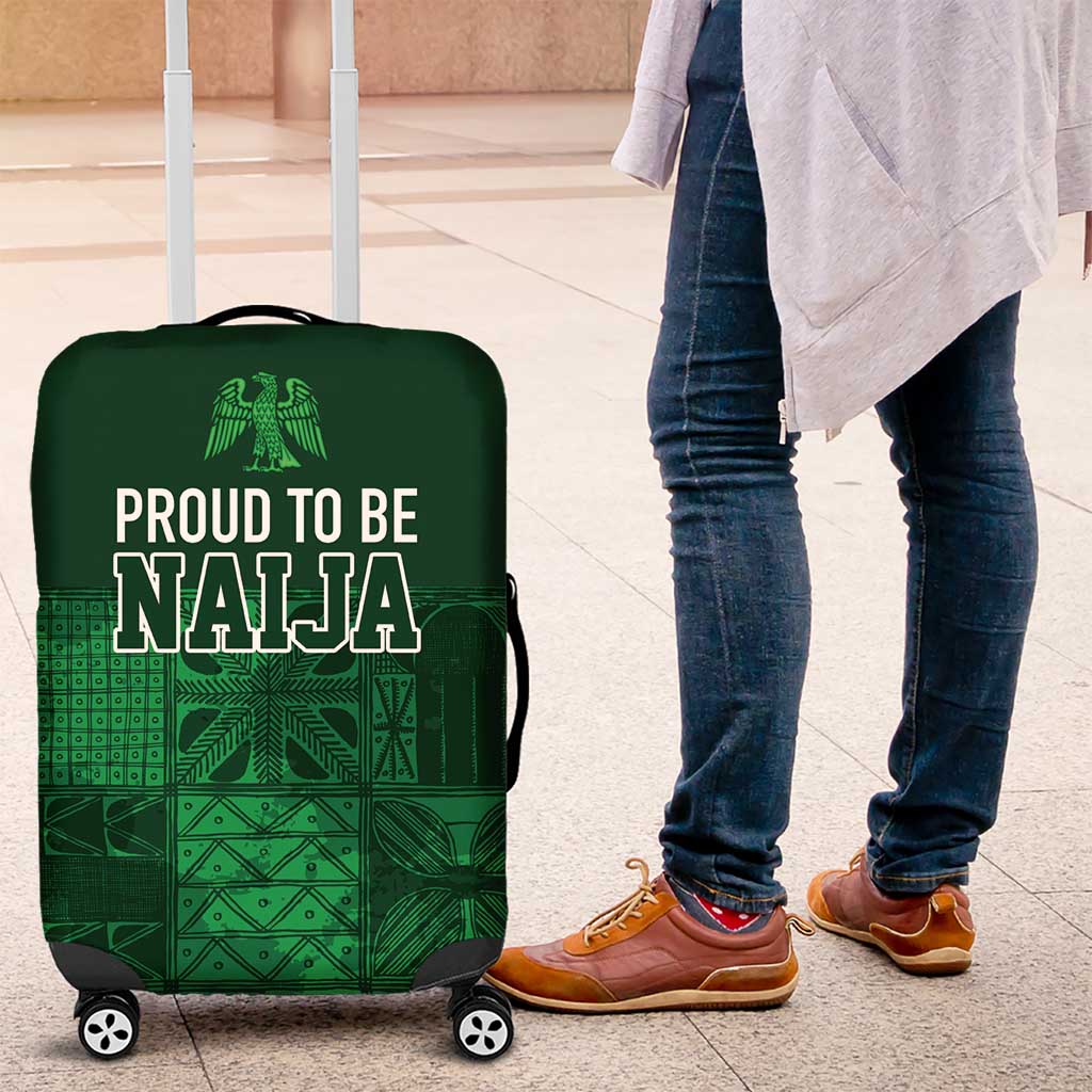 Nigeria Yoruba Adire Patterns Luggage Cover Proud To Be Naija LT7