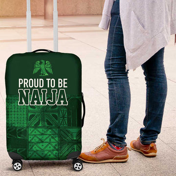 Nigeria Yoruba Adire Patterns Luggage Cover Proud To Be Naija LT7