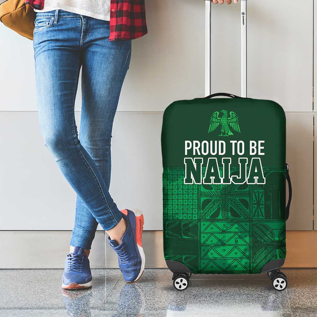 Nigeria Yoruba Adire Patterns Luggage Cover Proud To Be Naija LT7