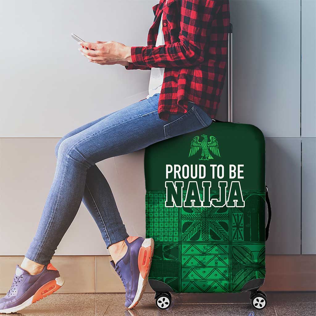 Nigeria Yoruba Adire Patterns Luggage Cover Proud To Be Naija LT7
