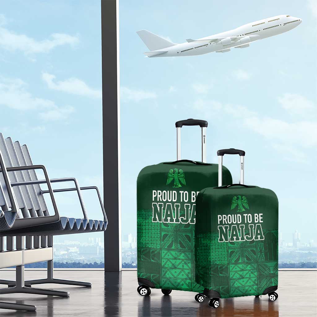 Nigeria Yoruba Adire Patterns Luggage Cover Proud To Be Naija LT7