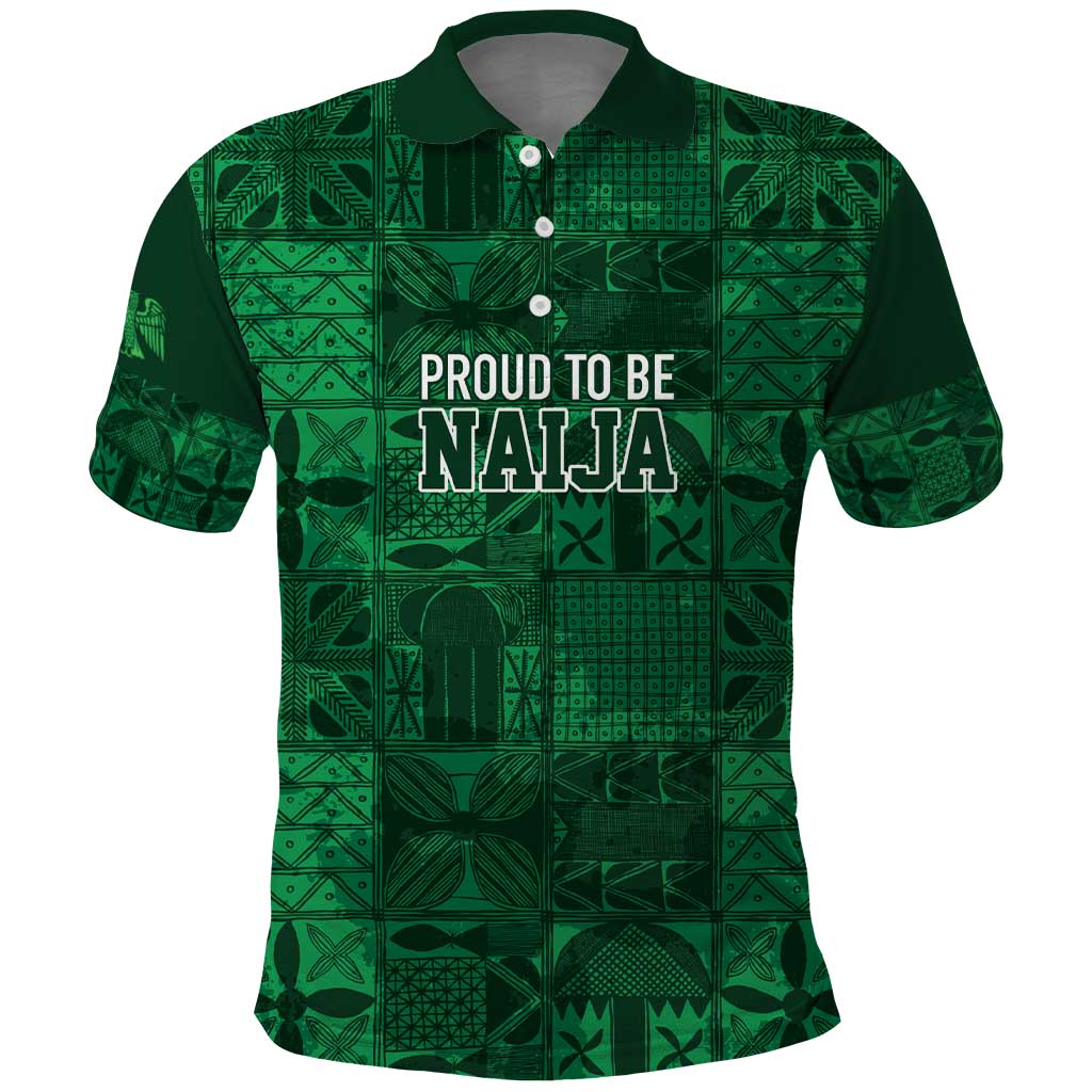 Nigeria Yoruba Adire Patterns Polo Shirt Proud To Be Naija LT7