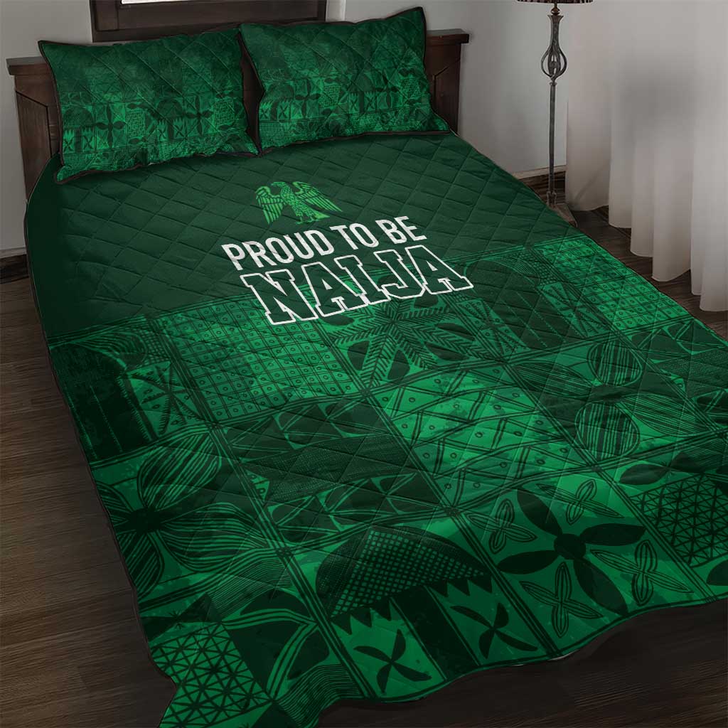 Nigeria Yoruba Adire Patterns Quilt Bed Set Proud To Be Naija LT7