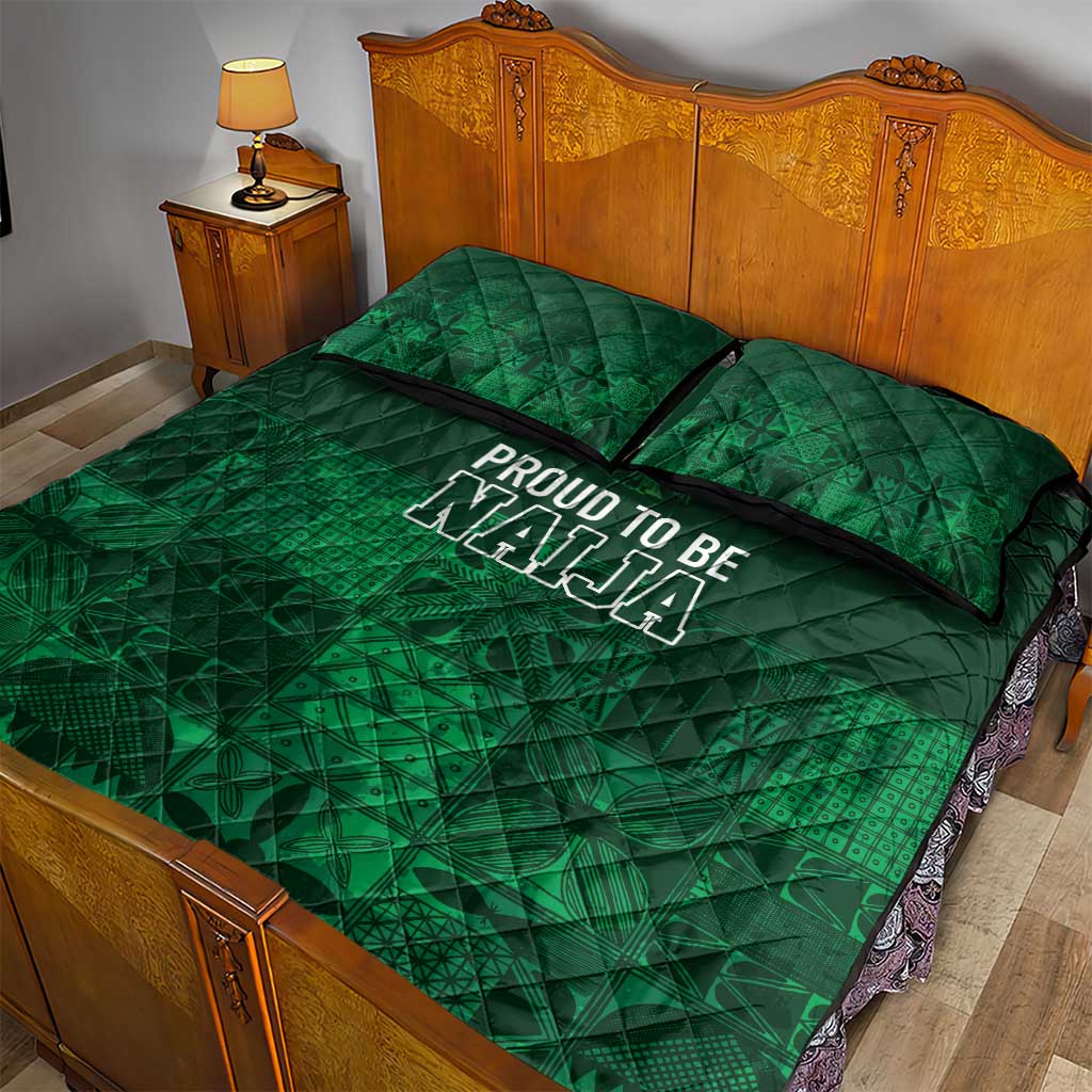 Nigeria Yoruba Adire Patterns Quilt Bed Set Proud To Be Naija LT7