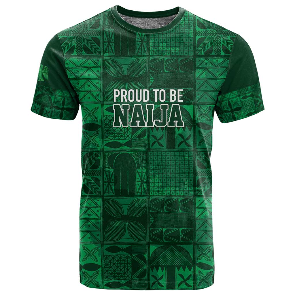 Nigeria Yoruba Adire Patterns T shirt Proud To Be Naija LT7