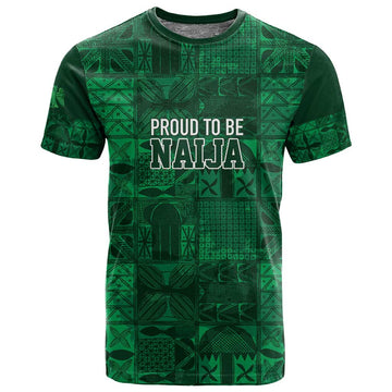 Nigeria Yoruba Adire Patterns T shirt Proud To Be Naija LT7