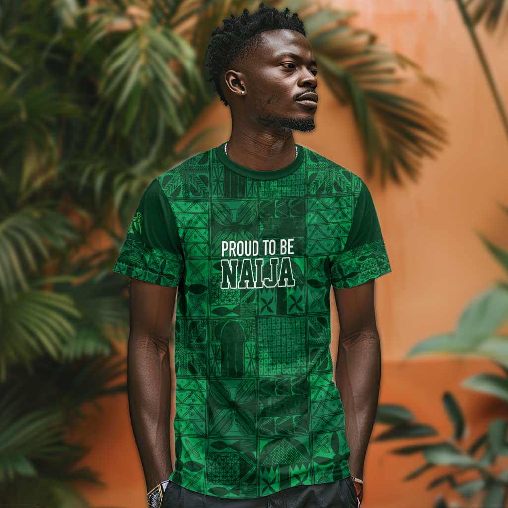 Nigeria Yoruba Adire Patterns T shirt Proud To Be Naija LT7