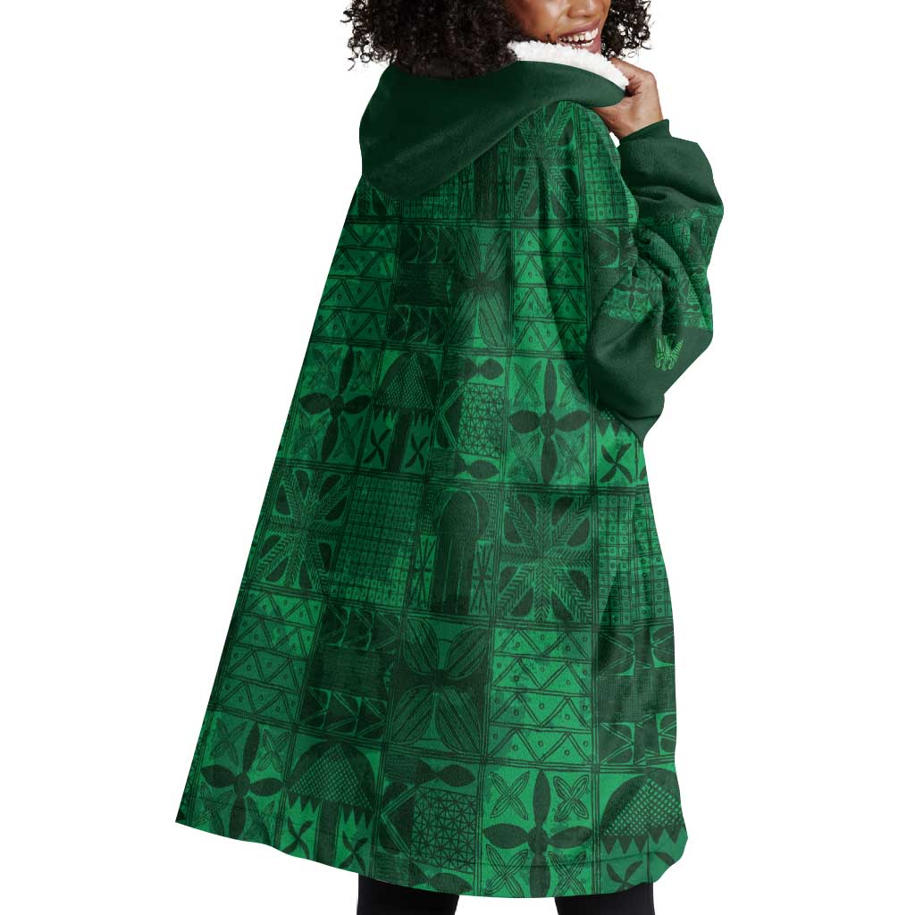 Nigeria Yoruba Adire Patterns Wearable Blanket Hoodie Proud To Be Naija LT7