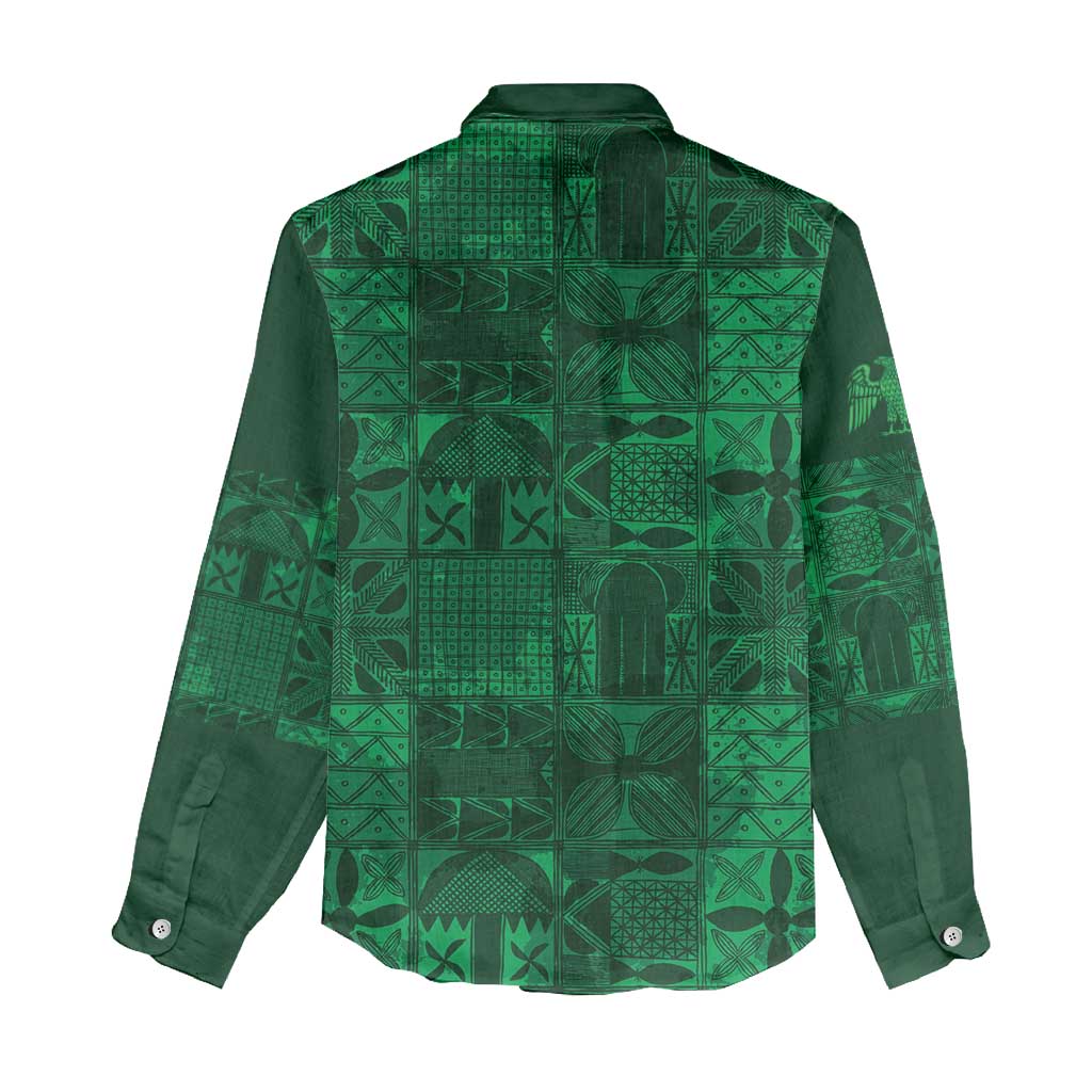 Nigeria Yoruba Adire Patterns Women Casual Shirt Proud To Be Naija LT7