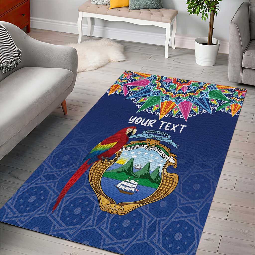 Pura Vida Costa Rica Personalized Area Rug Oxcart Ornate Inspired LT7