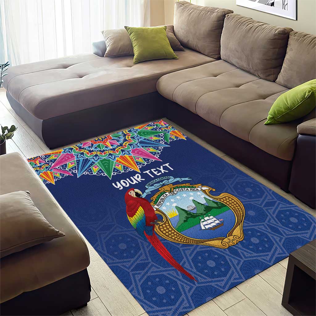 Pura Vida Costa Rica Personalized Area Rug Oxcart Ornate Inspired LT7