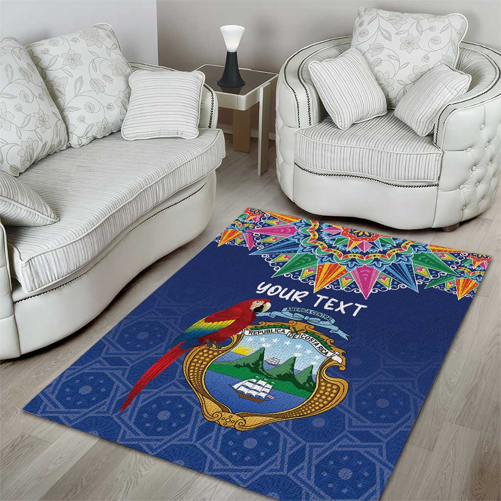 Pura Vida Costa Rica Personalized Area Rug Oxcart Ornate Inspired LT7