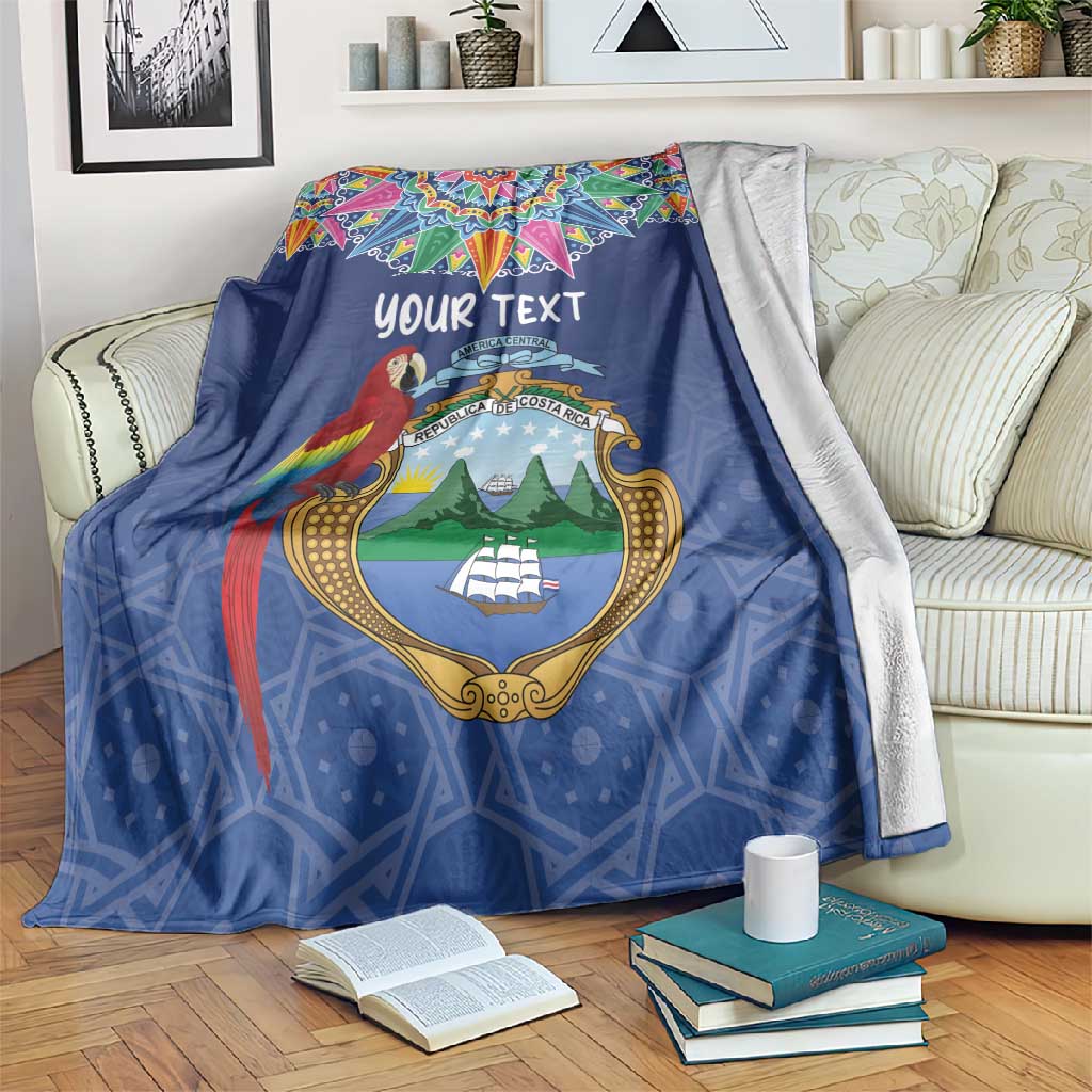 Pura Vida Costa Rica Personalized Blanket Oxcart Ornate Inspired LT7