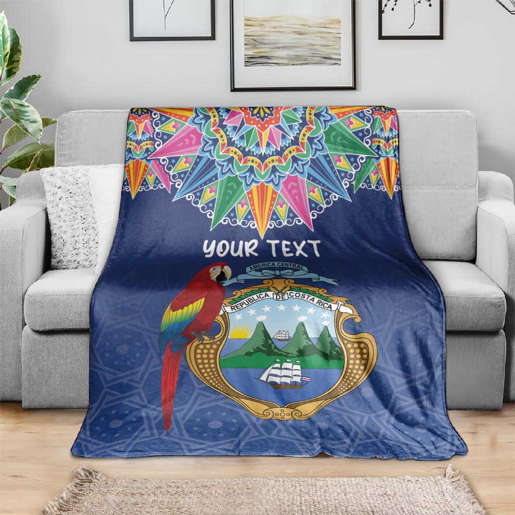 Pura Vida Costa Rica Personalized Blanket Oxcart Ornate Inspired LT7