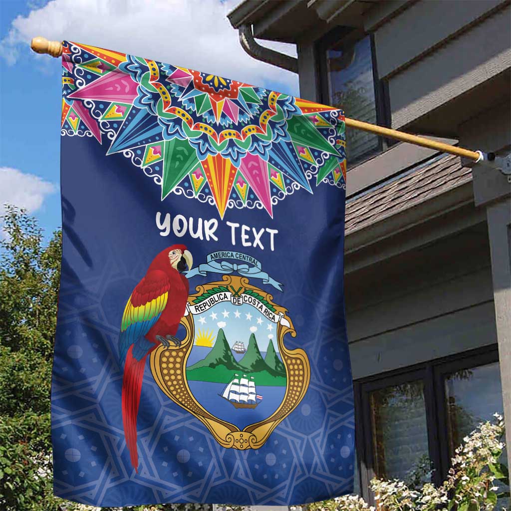 Pura Vida Costa Rica Personalized Garden Flag Oxcart Ornate Inspired LT7