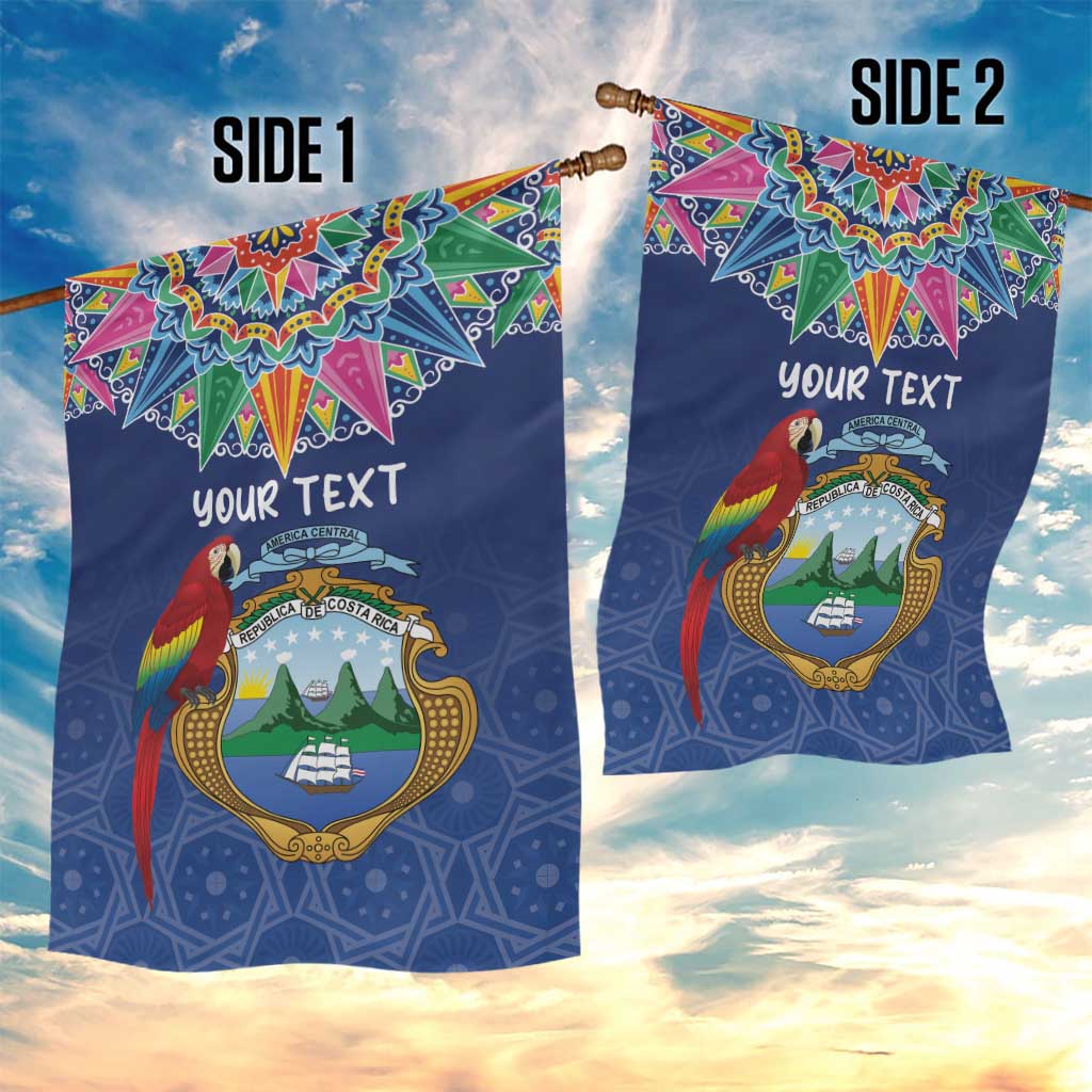 Pura Vida Costa Rica Personalized Garden Flag Oxcart Ornate Inspired LT7