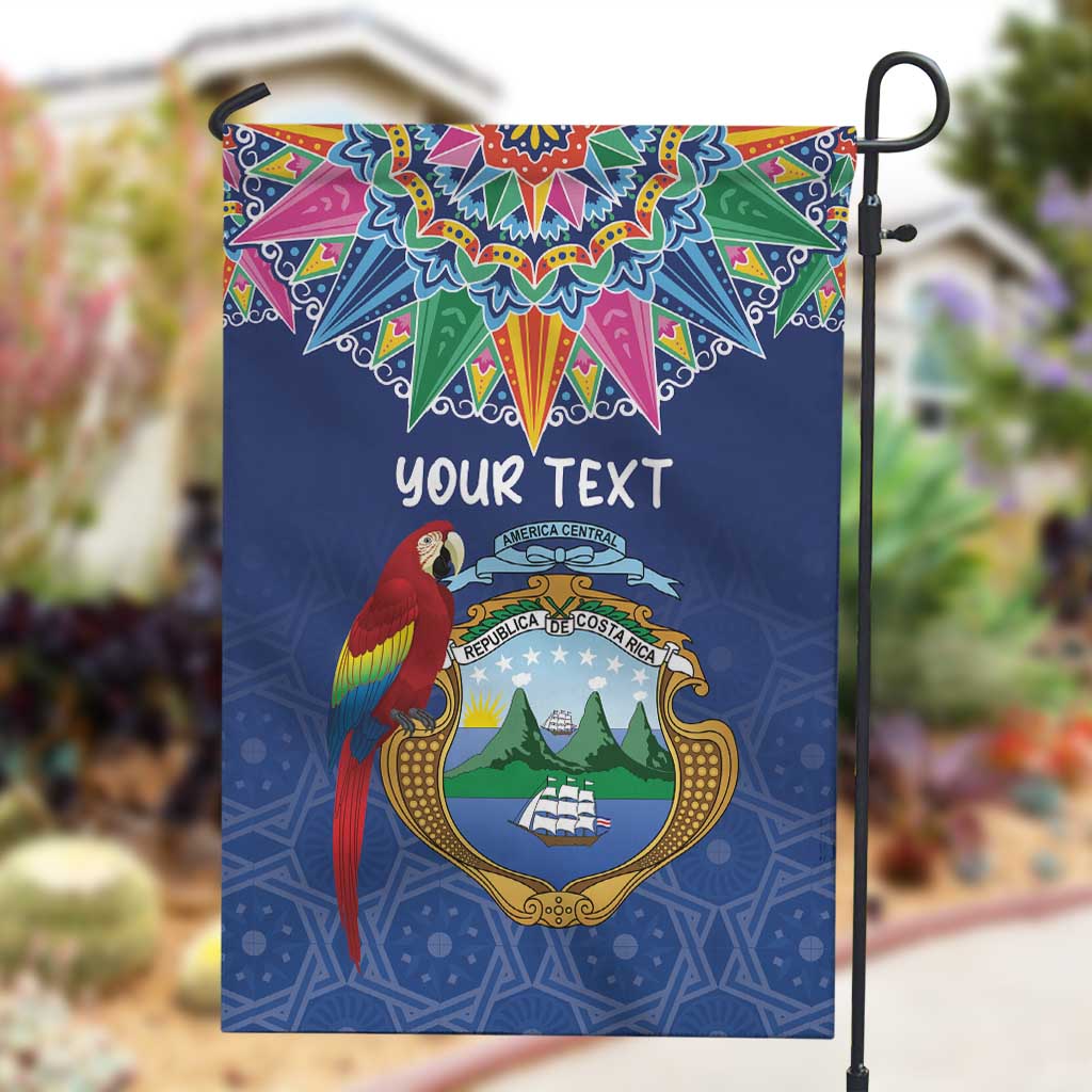 Pura Vida Costa Rica Personalized Garden Flag Oxcart Ornate Inspired LT7