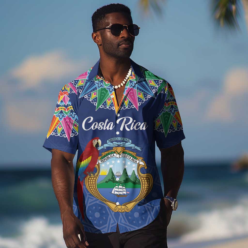 Pura Vida Costa Rica Personalized Hawaiian Shirt Oxcart Ornate Inspired LT7