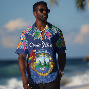 Pura Vida Costa Rica Personalized Hawaiian Shirt Oxcart Ornate Inspired LT7