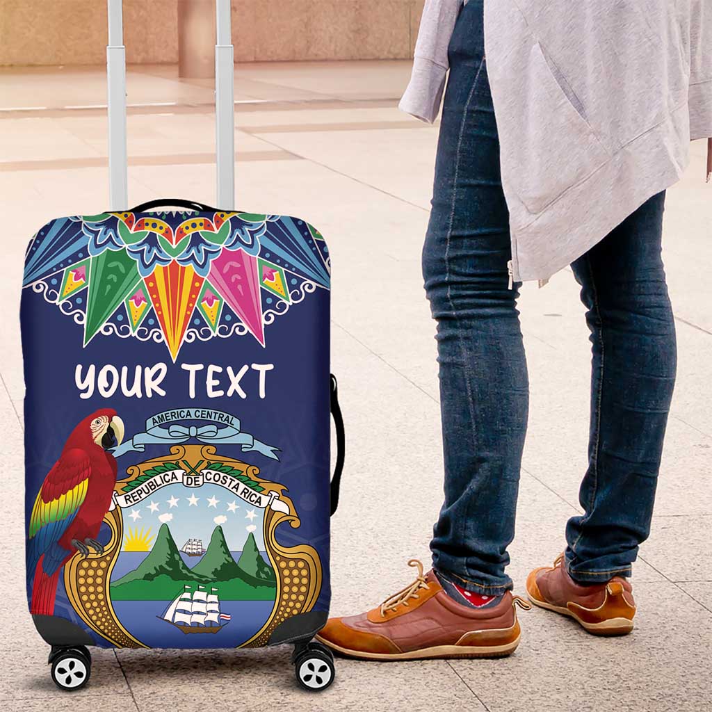 Pura Vida Costa Rica Personalized Luggage Cover Oxcart Ornate Inspired LT7