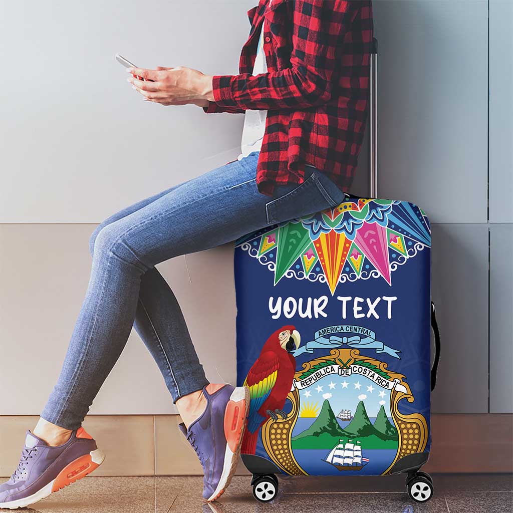 Pura Vida Costa Rica Personalized Luggage Cover Oxcart Ornate Inspired LT7
