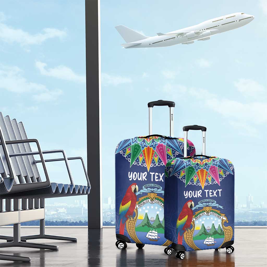 Pura Vida Costa Rica Personalized Luggage Cover Oxcart Ornate Inspired LT7