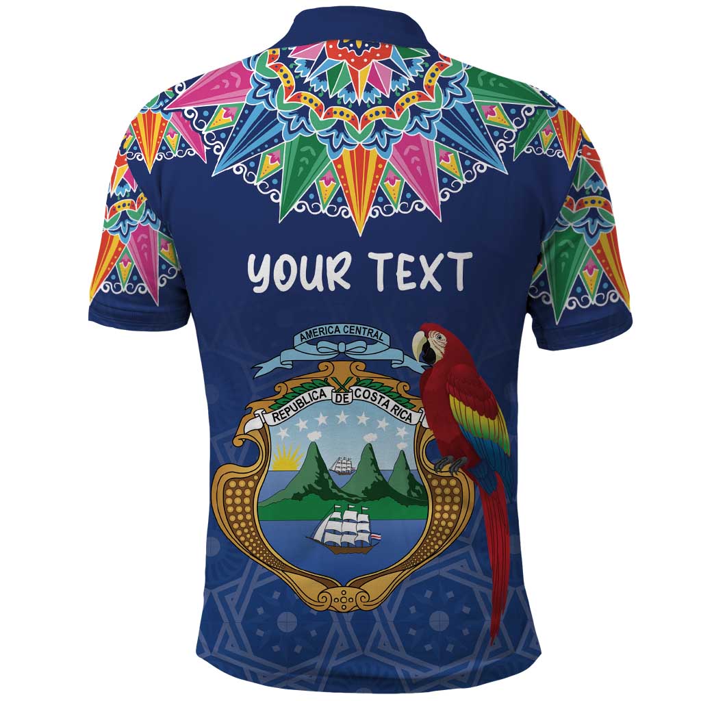 Pura Vida Costa Rica Personalized Polo Shirt Oxcart Ornate Inspired LT7
