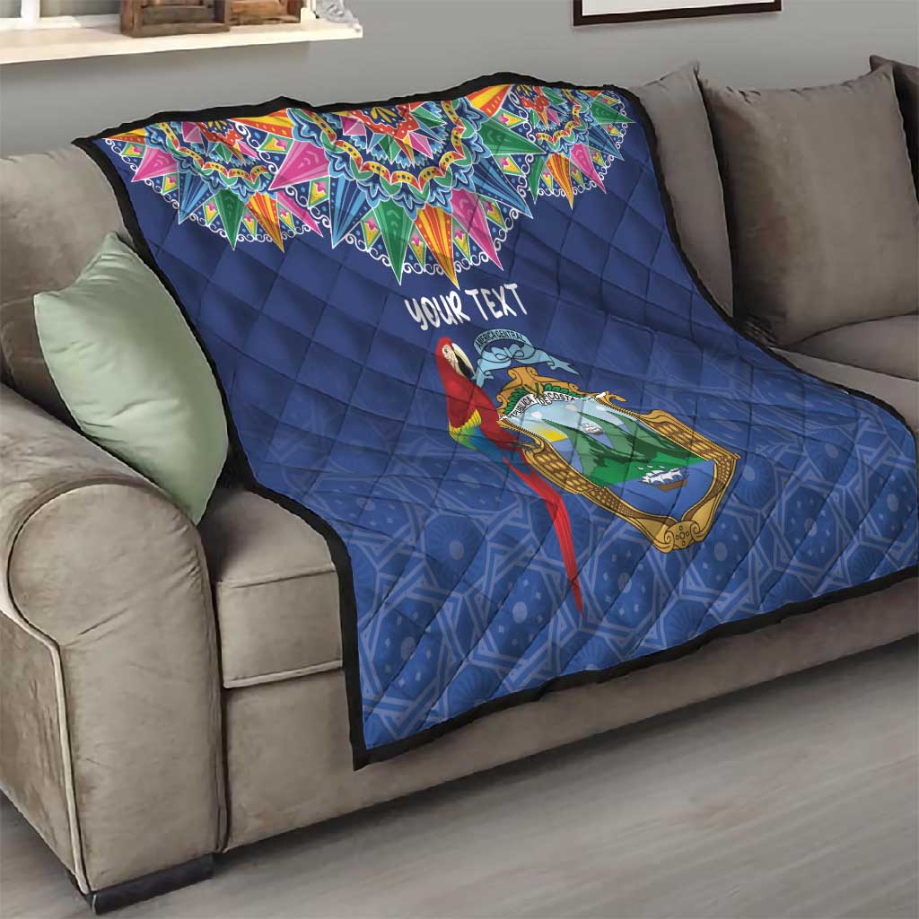 Pura Vida Costa Rica Personalized Quilt Oxcart Ornate Inspired LT7